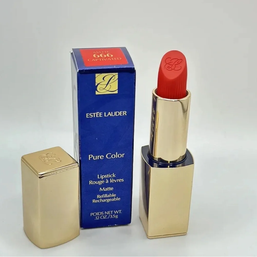 Estée Lauder Pure Colour Crème Matte Lipstick 666 CAPTIVATED NIB